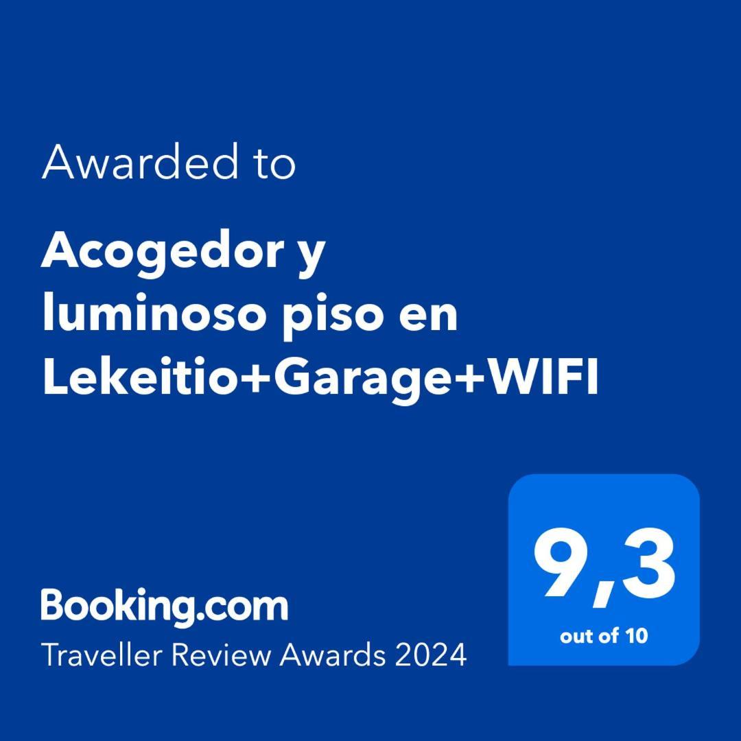 Apartamento Lekeitio, Garaje Y Wifi 外观 照片